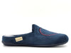 GRUNLAND Ciabatte donna blu con cuore rosa