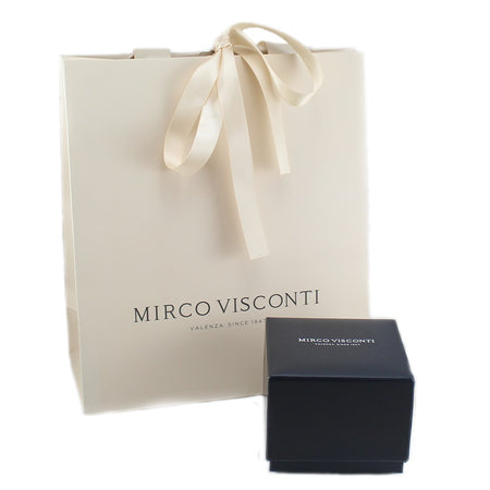 Anello donna Mirco Visconti in oro bianco con rosetta di diamanti