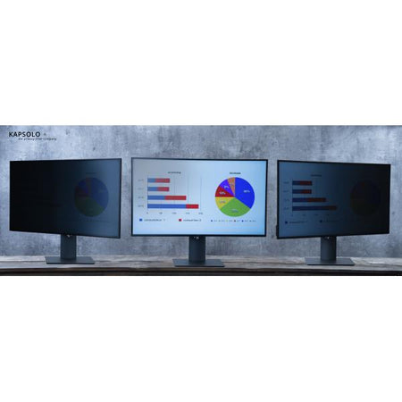 KAPSOLO 2-Way Filtro adesivo per schermo Plug in iMac 21 edge to edge (KAPSOLO Privacy 2-way aftagelig iMac 2)