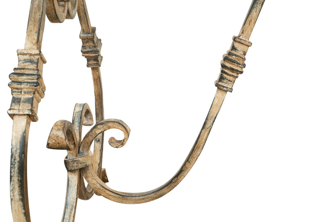 Biscottini Biscottini Base Tavolo Ferro Battuto Artigianale Anticata 130x70x75 Piani