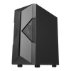 Case SPACIRC XO - Gaming Middle Tower- 2x12cm ARGB fan- USB3