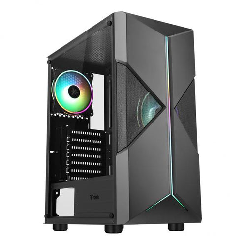 Case SPACIRC XO - Gaming Middle Tower- 2x12cm ARGB fan- USB3