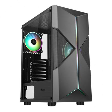 Case SPACIRC XO - Gaming Middle Tower- 2x12cm ARGB fan- USB3