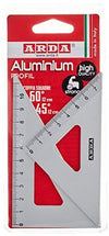 Arda, Coppia squadra profil alluminio 12cm 45° 60°
