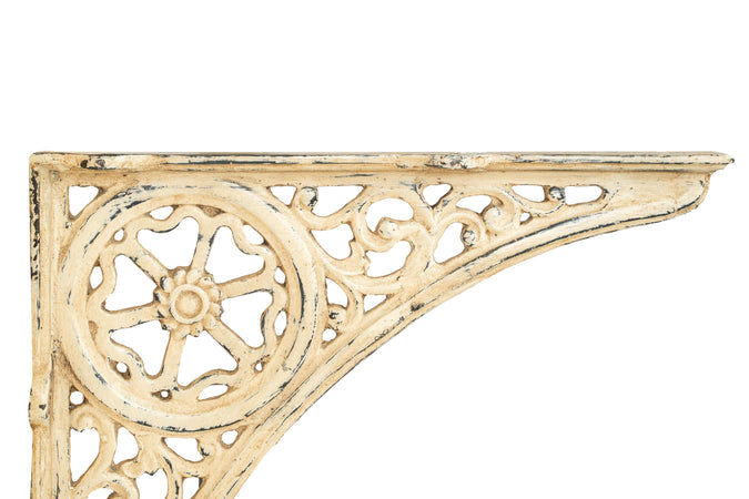 Biscottini Biscottini Mensola Muro Reggimensola Ghisa Finitura Anticata 60x8x50 Decorativa