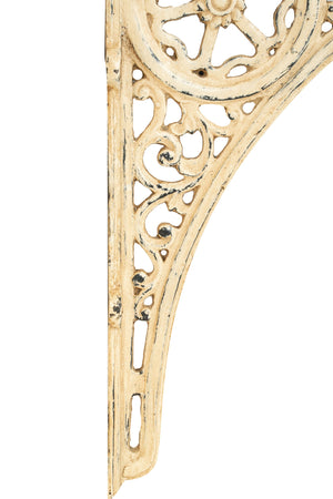 Biscottini Biscottini Mensola Muro Reggimensola Ghisa Finitura Anticata 60x8x50 Decorativa