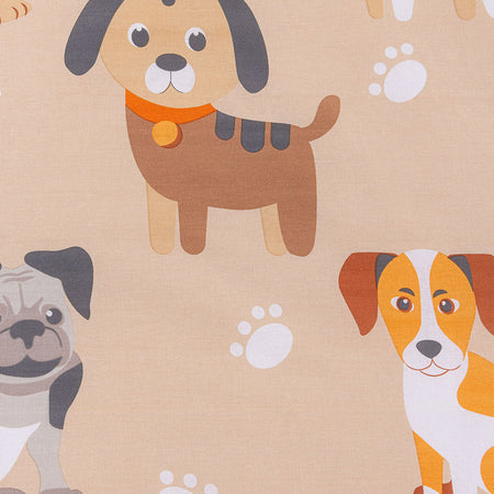 Copripiumino Cuccioli ! Caleffi Kids: Completo in Cotone Morbido, Allegria e Sogni Tranquilli