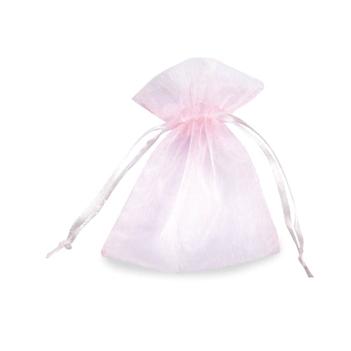 20 Sacchetti Organza Milly 8,5X10Cm Rosa