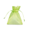 20 Sacchetti Organza Milly 12,5X17Cm Verde Mela