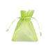 20 Sacchetti Organza Milly 12,5X17Cm Verde Mela