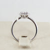 Anello donna Mirco Visconti in oro bianco a cuore con diamanti