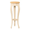 MOBILI 2G - Porta vaso Legno massello grezzo 28x28x75