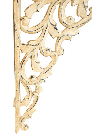 Biscottini Mensola a Muro Biscottini in Ghisa Anticata Robustissima 59x8x45 Stile Vintage