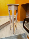 MOBILI 2G - Porta vaso Legno massello grezzo 28x28x75
