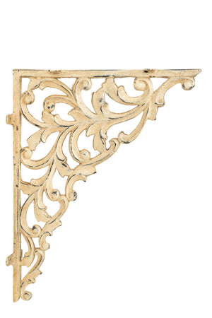 Biscottini Mensola a Muro Biscottini in Ghisa Anticata Robustissima 59x8x45 Stile Vintage