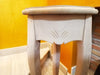 MOBILI 2G - Porta vaso Legno massello grezzo 28x28x75