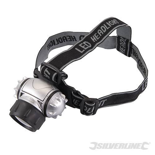 Torcia da testa LED/Krypton due modalità di luce Silverline Prezzo Silverline