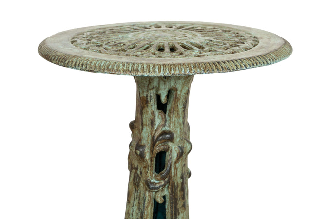 Biscottini Biscottini Portavaso Ghisa Anticata Robusto Solido D36x53 Peso 19 Decorativo