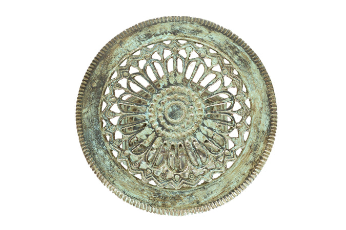 Biscottini Biscottini Portavaso Ghisa Anticata Robusto Solido D36x53 Peso 19 Decorativo