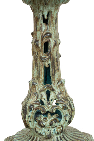 Biscottini Biscottini Portavaso Ghisa Anticata Robusto Solido D36x53 Peso 19 Decorativo