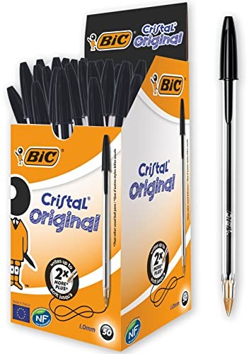 Bic, Penne Cristal Original Nero 50 pz.