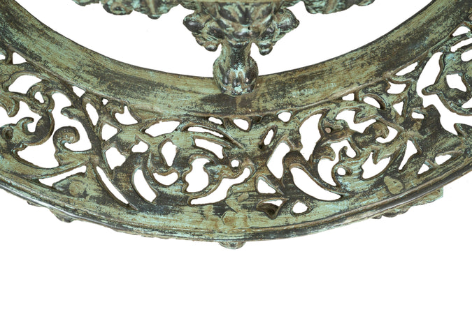 Biscottini Biscottini Portavaso Ghisa Anticata Muro 115x65x77 Arredo Giardino Esterno