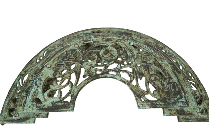 Biscottini Biscottini Portavaso Ghisa Anticata Muro 115x65x77 Arredo Giardino Esterno