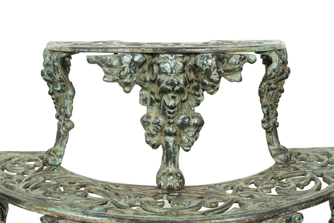 Biscottini Biscottini Portavaso Ghisa Anticata Muro 115x65x77 Arredo Giardino Esterno