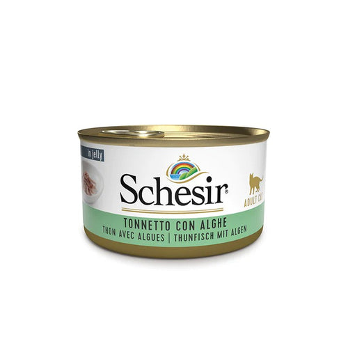 Schesir Jelly Tonnetto con Alghe Scatoletta per Gatti Adulti 85gr