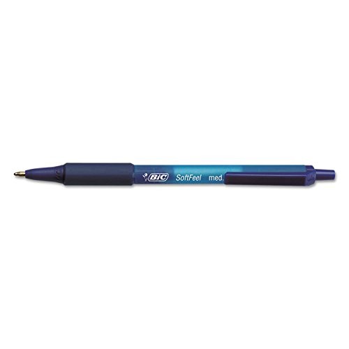 Bic, Penne Soft Feel Clic 1.0 Blu 12 pz.