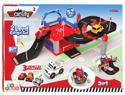 CITY GARAGE 2 LIVELLI PLAYSET 52 PZ