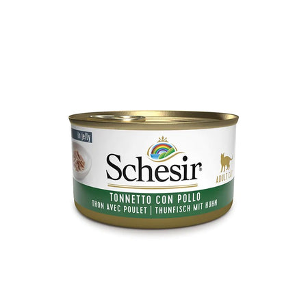 Schesir Jelly Tonnetto con Pollo Scatoletta per Gatti Adulti 85gr