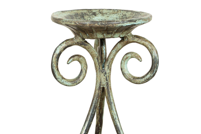 Biscottini Portavasi in ghisa finitura anticata Molto robusto, solido Offerta Speciale