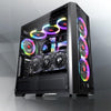 RAIJINTEK PONOS TG4 Desktop Nero (Raijintek PONOS TG4 Geh??use - schwa)