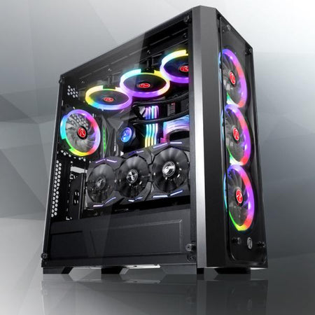 RAIJINTEK PONOS TG4 Desktop Nero (Raijintek PONOS TG4 Geh??use - schwa)