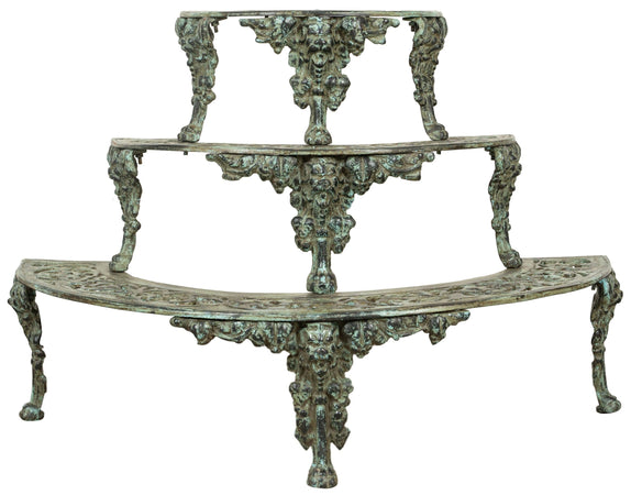 Biscottini Biscottini Portavaso Ghisa Anticata Muro 115x65x77 Arredo Giardino Esterno