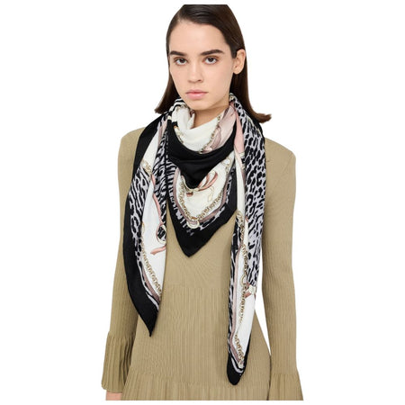 Liu Jo stola stampa ANIMALIER 120X120 2F5083T0300 Beige