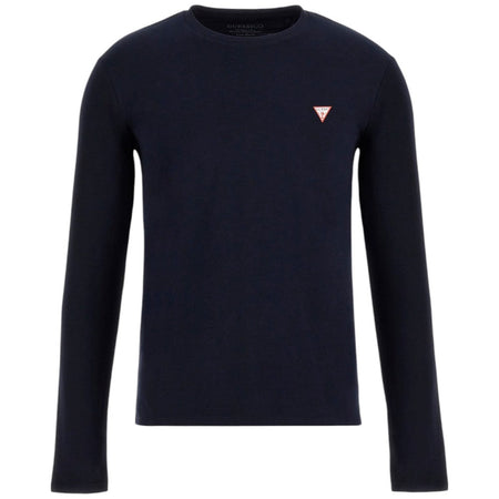 Guess t-shirt blu manica lunga M2YI28-J1314