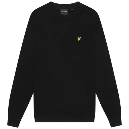 Lyle & Scott pullover merino nero KN2110VC