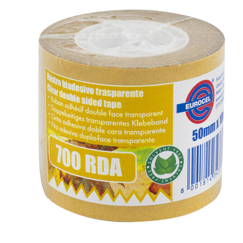 Nastro Biadesivo 700Rda- 1''- 50Mmx10Mt - In Termo Singolo + Etichetta Eurocel