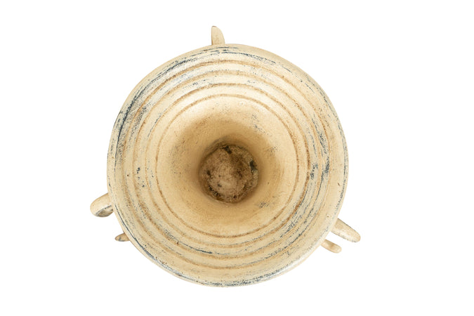 Biscottini Portavasi in ghisa finitura anticata