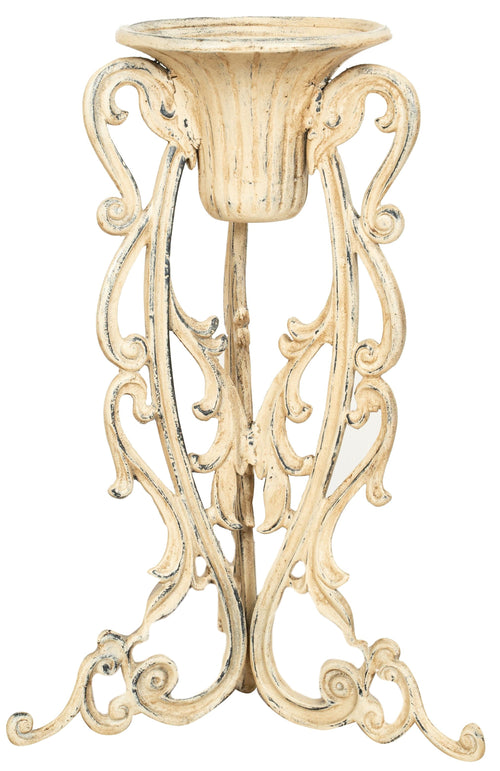 Biscottini Portavaso Biscottini Ghisa Finitura Anticata Decorativo Solido Robusto D378 H58