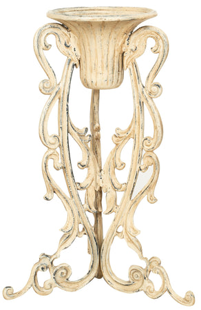 Biscottini Portavaso Biscottini Ghisa Finitura Anticata Decorativo Solido Robusto D378 H58