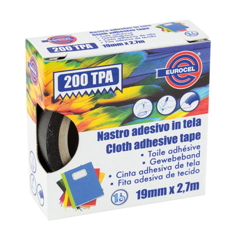 Nastro Adesivo Telato Tpa Bianco 200 19Mmx2,7Mt Eurocel