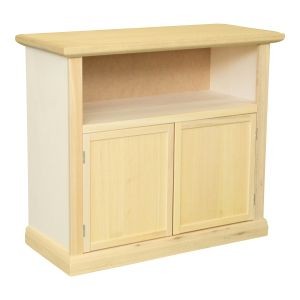 MOBILI 2G - Porta tv 2 porte Legno grezzo 84x40,5x75