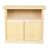 MOBILI 2G - Porta tv 2 porte Legno grezzo 84x40,5x75