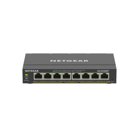 NETGEAR Plus Switch 8-port 10/100/1000 GS308EP-100PES