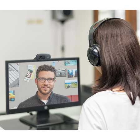 Logitech C505e webcam 1280 x 720 Pixel USB Nero