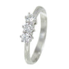 Anello donna trilogy Mirco Visconti in oro bianco con diamanti