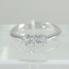 Anello donna trilogy Mirco Visconti in oro bianco con diamanti